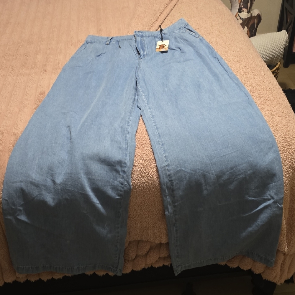 Sincerely Jules Light Blue Flare Jeans